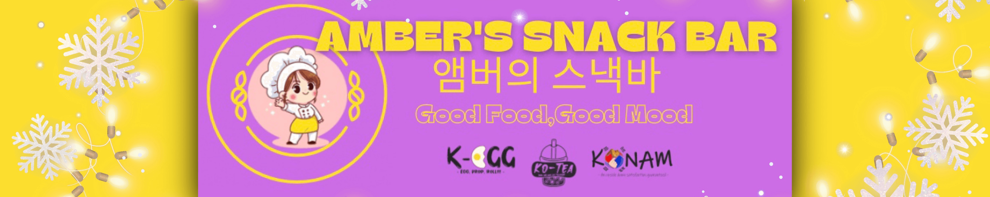 AMBER'S SNACK BAR logo